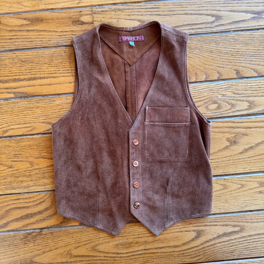 Vintage Suede Vest